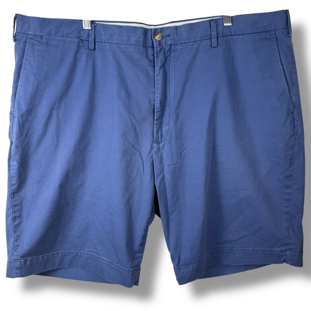Polo Ralph Lauren Chino Shorts Men 44 Blue Stretch Classic Fit Cotton 9in Inseam